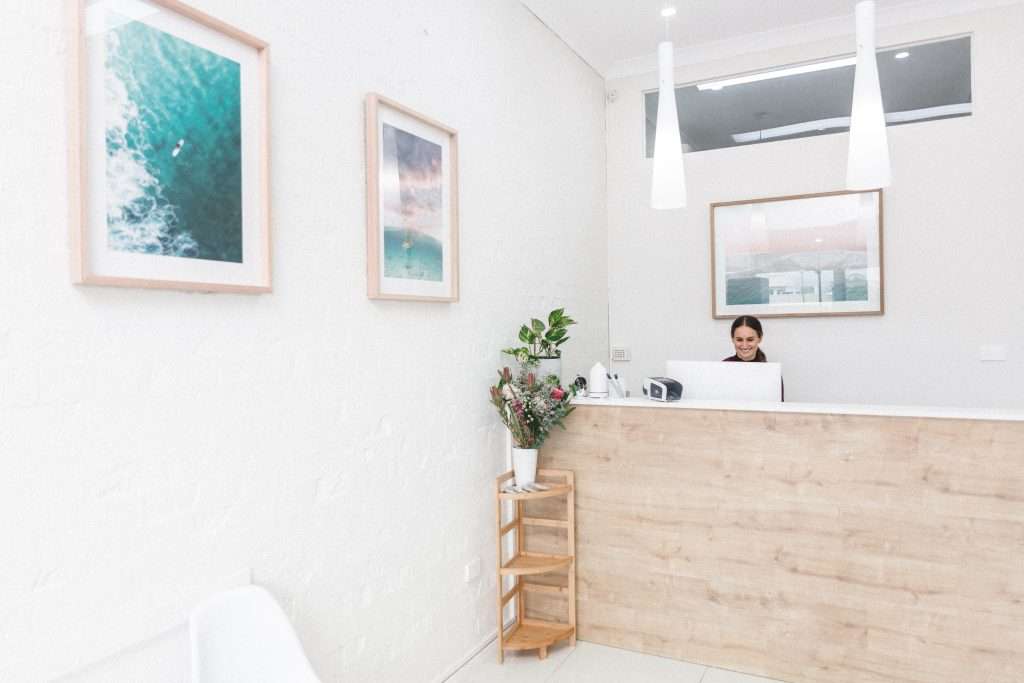 Reception Desk South Coast Osteo